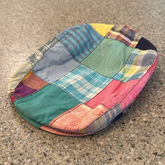 BRONER Vintage Union Made Madras Flat Cap Newsboy Cabbie Hat - Picture 5 of 8